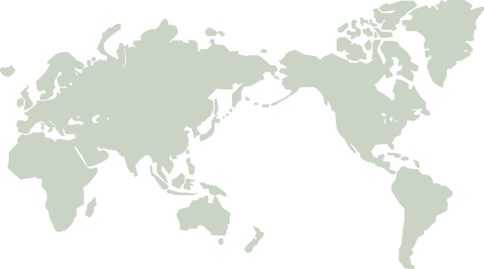 World map of Cored International's certified organic sourcing origins
